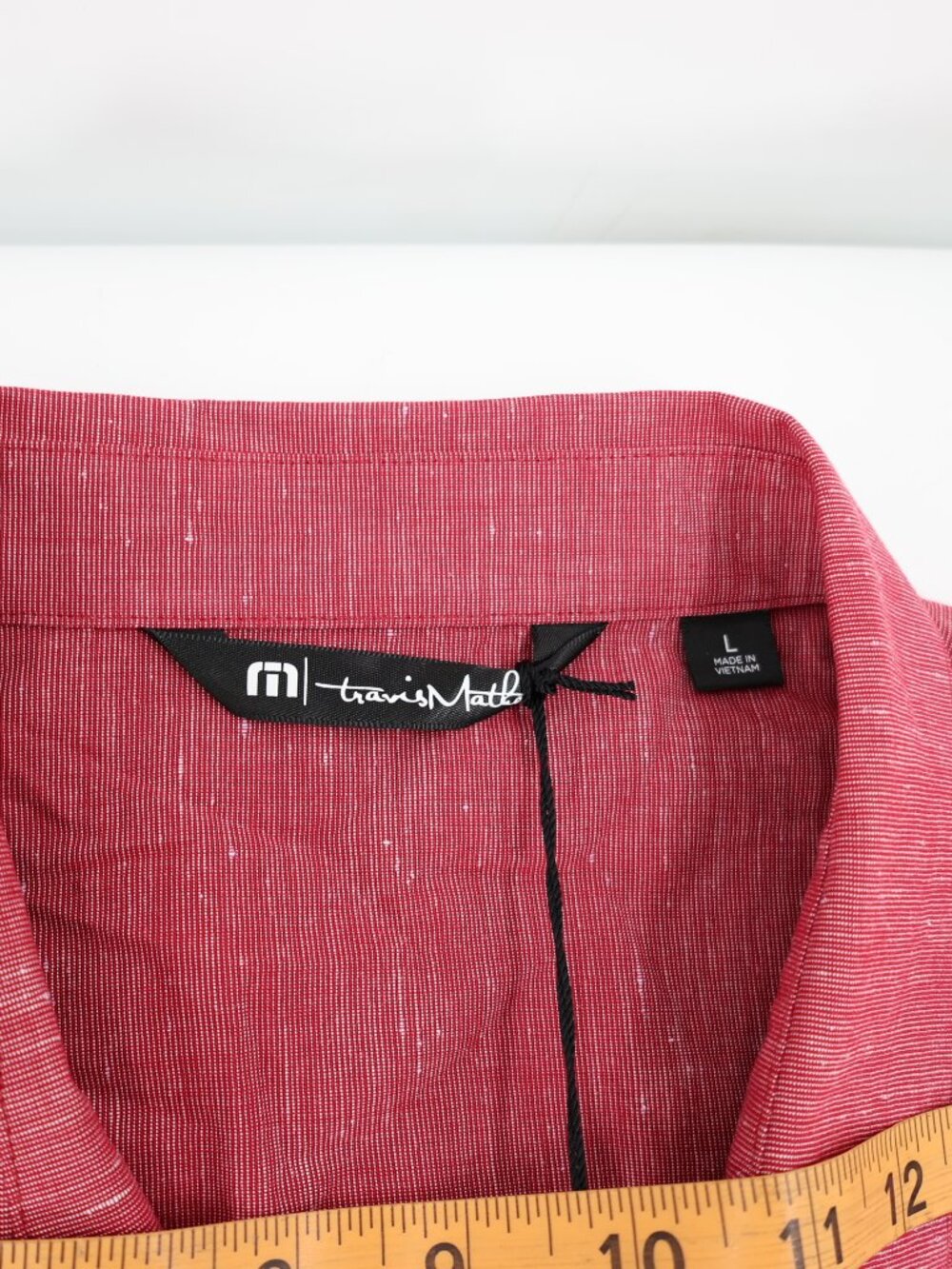 NWT Travis Mathew Shirt Mens Large Studebaker Short Sleeve Button Up Casual - Picture 13 of 13